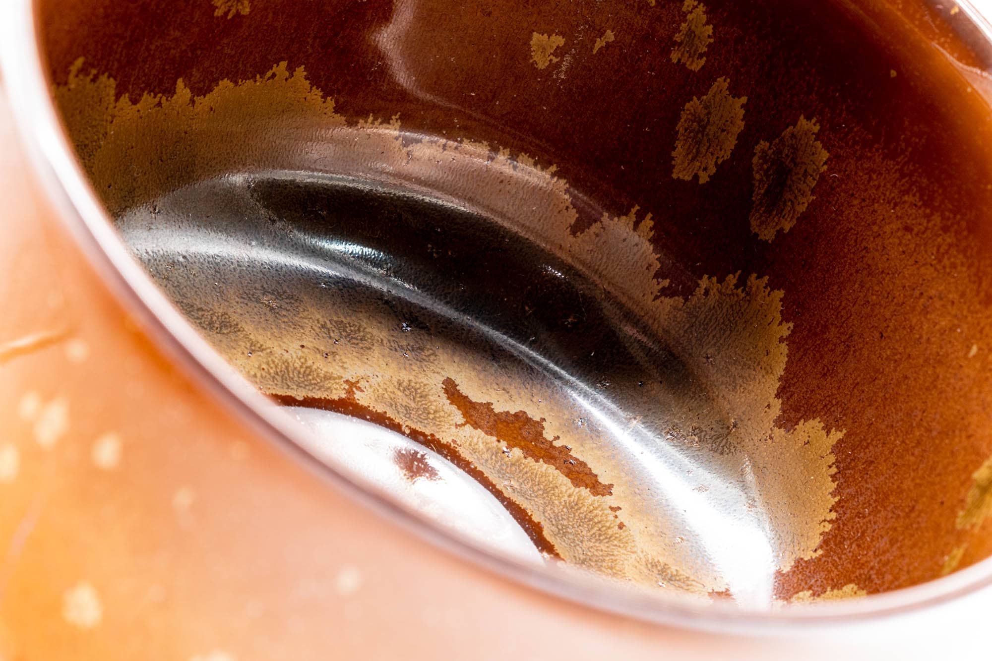 Japanese Matcha Bowl - Katou Fujiyama (加藤藤山) - Izumi Kiln (泉窯) - Amber Crystal Glazed Chawan - 250ml