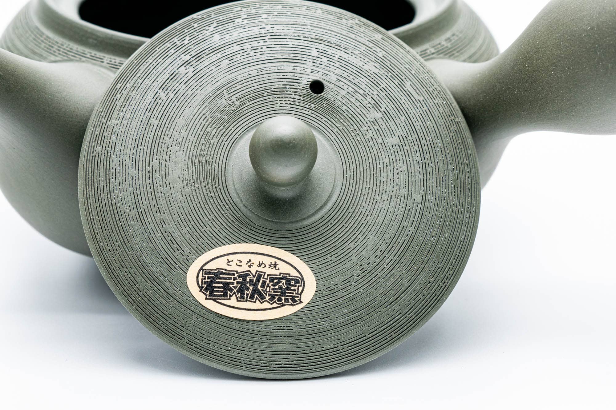 Ryokudei Pine Bark Textured Tokoname Teapot - 320ml