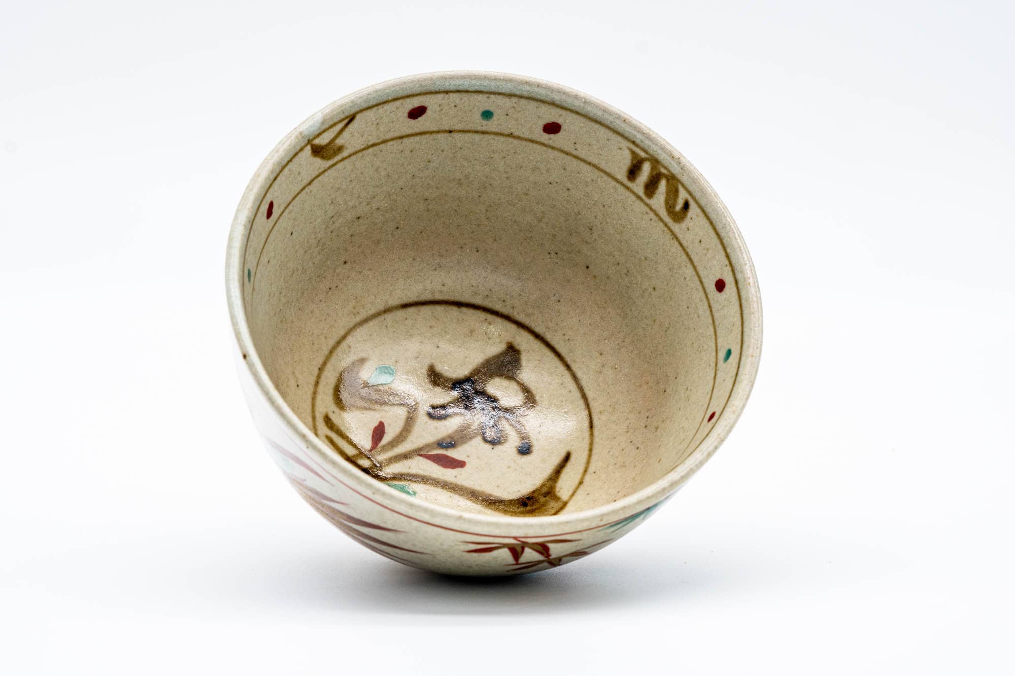 Japanese Matcha Bowl - Bamboo Rooster Shibukusa-yaki Chwan - 400ml