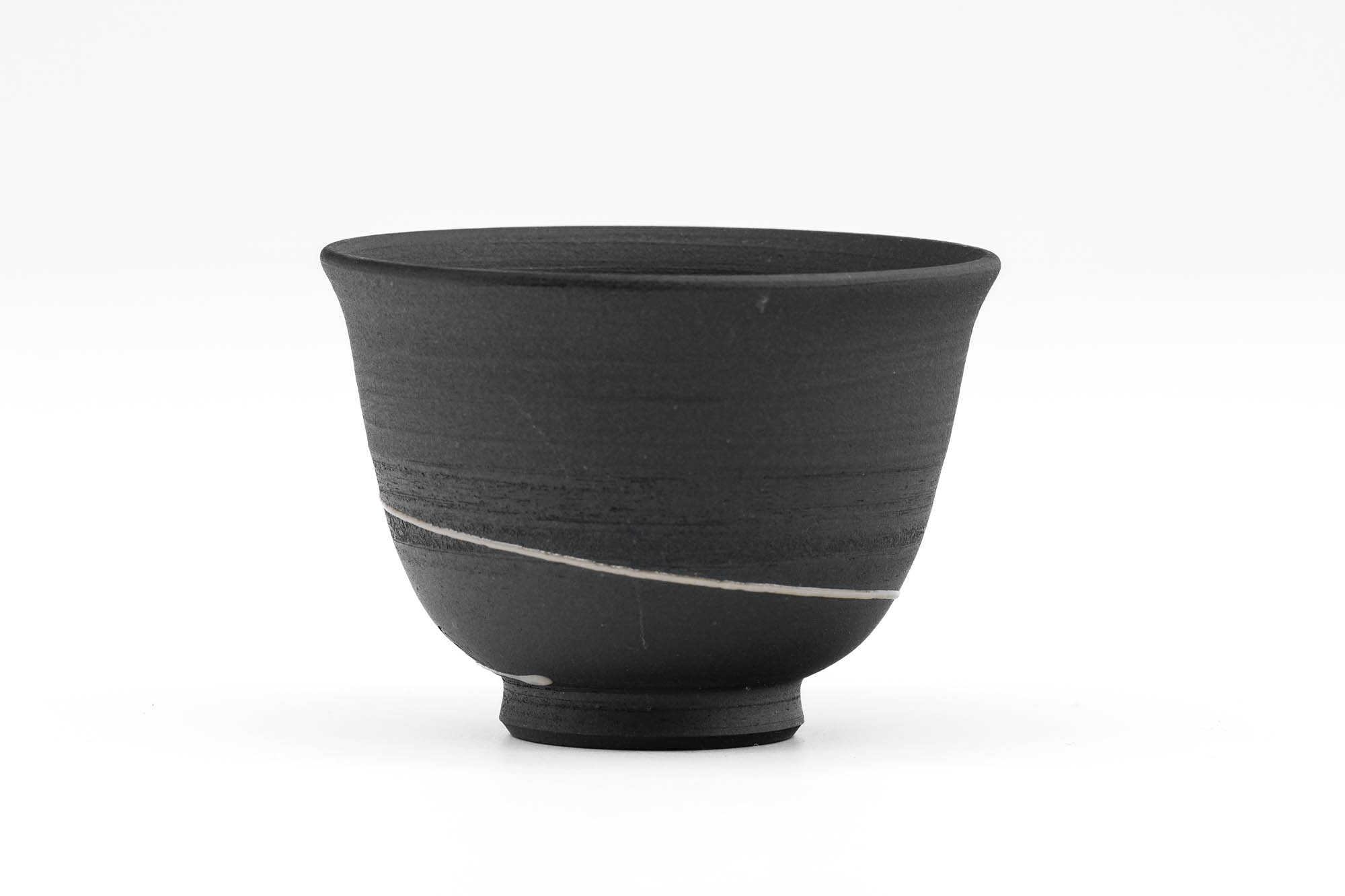 Black Spiraling Tokoname Yunomi - 130ml