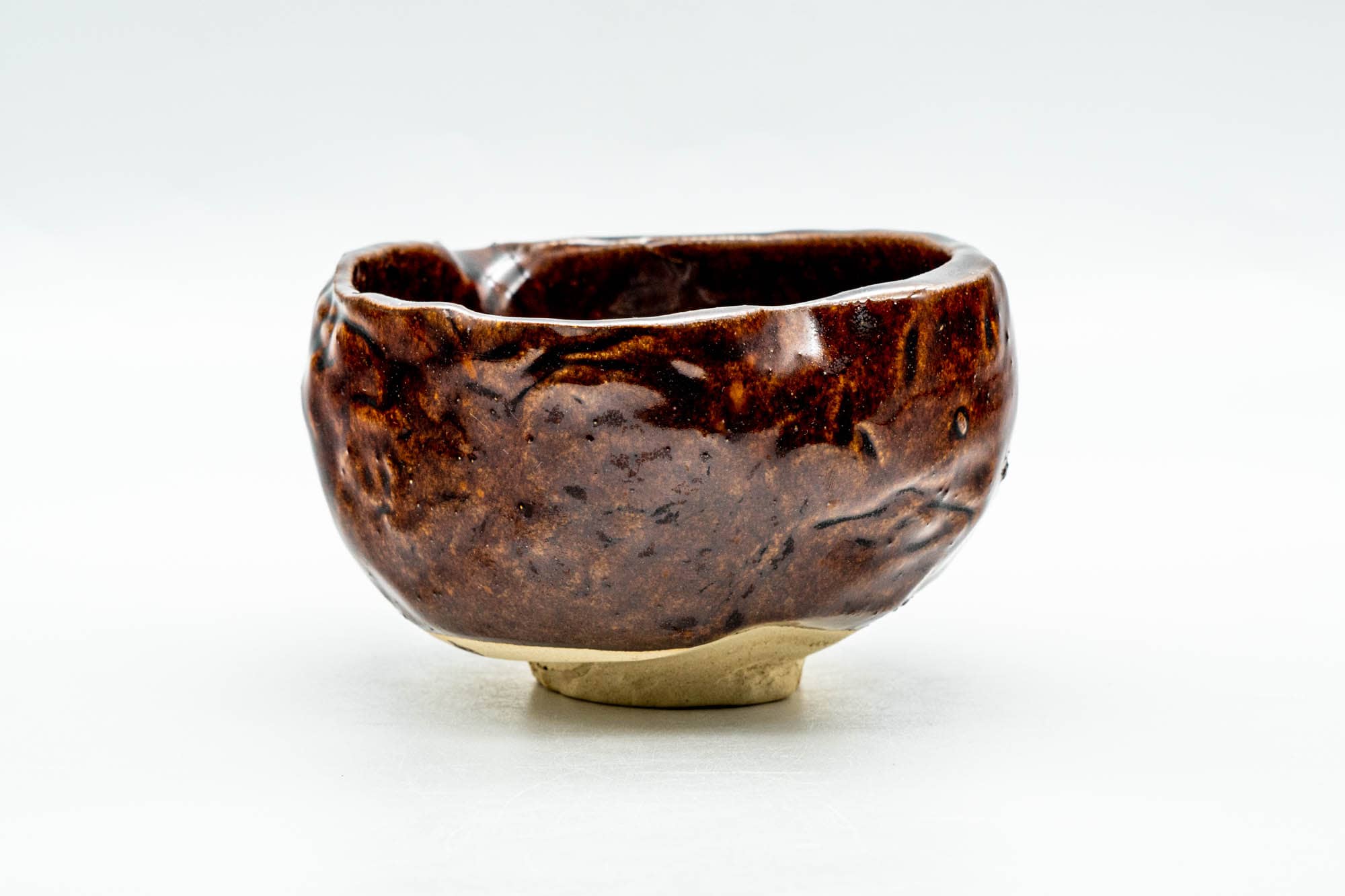 Japanese Katakuchi - Burgundy Glazed Wabi-Sabi Water Cooler - 200ml