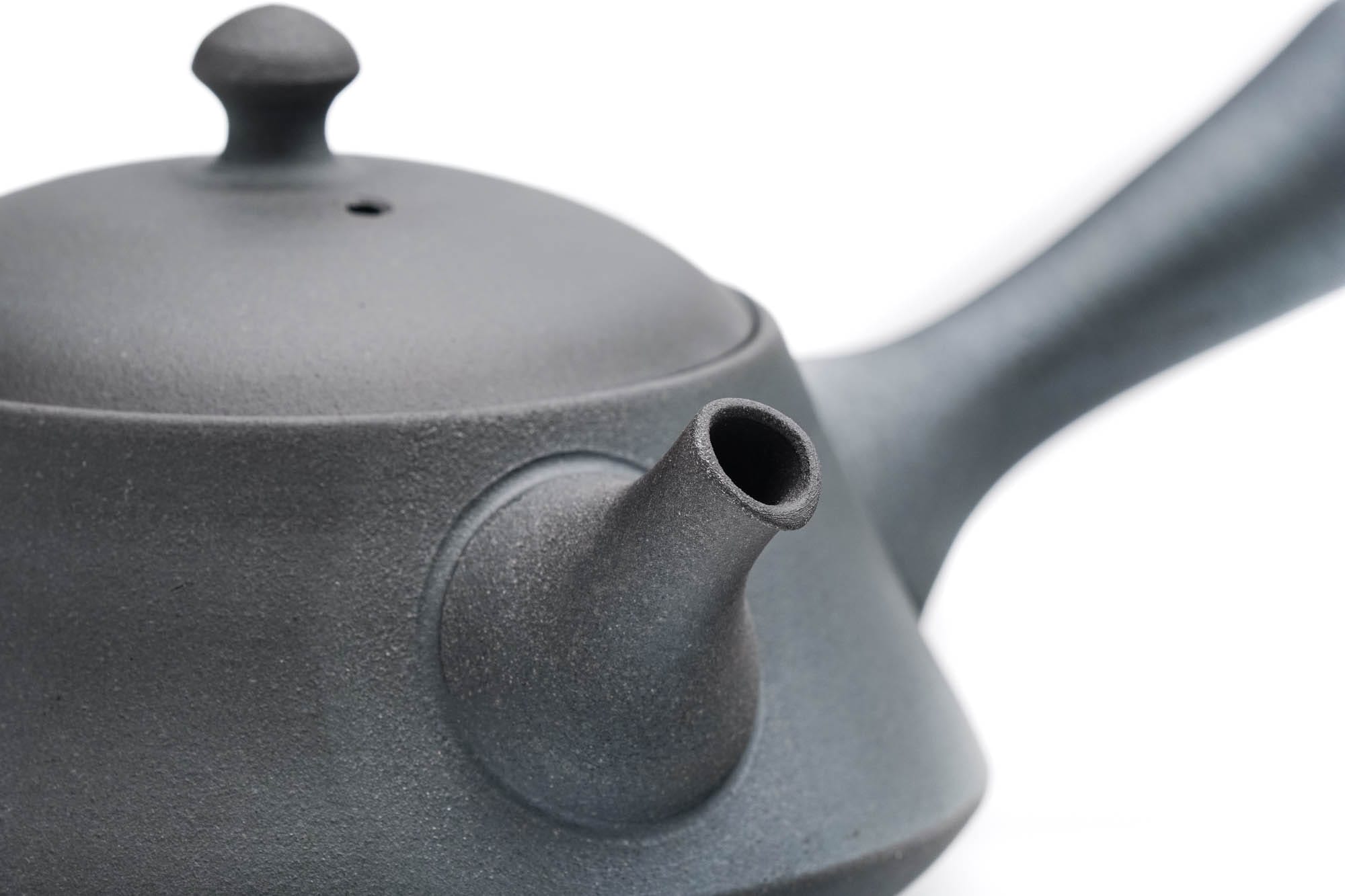 Trapezoidal Black Tokoname Teapot - 200ml