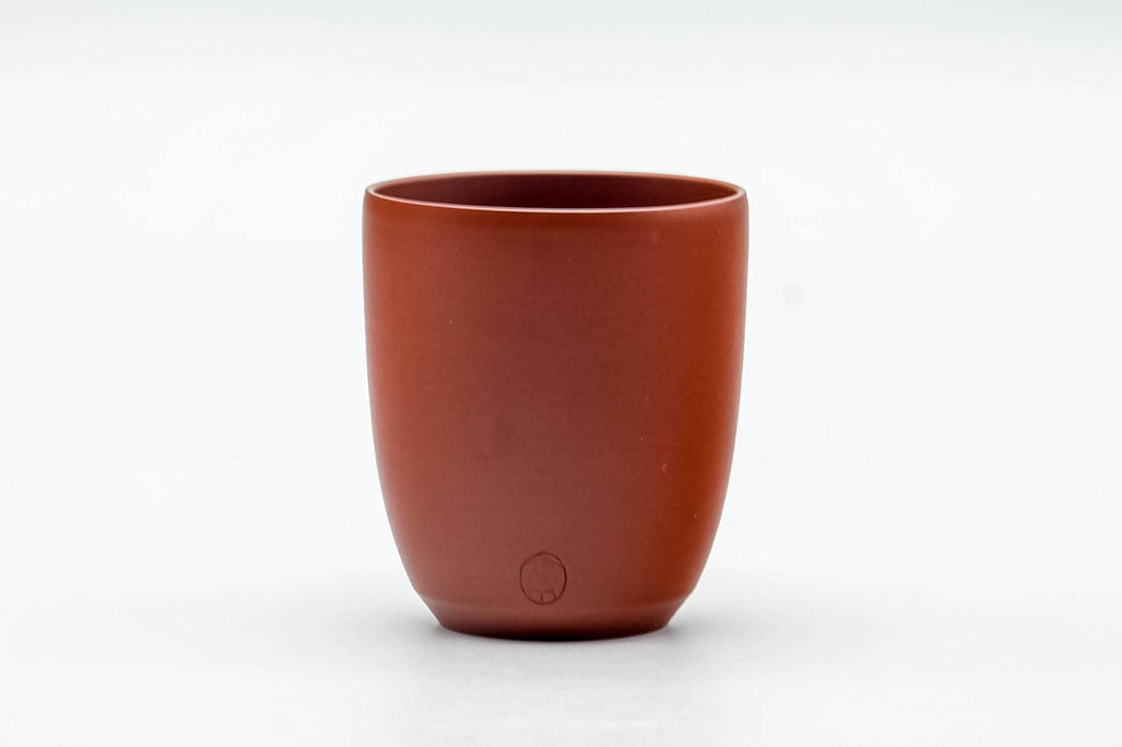 Japanese Teacup - Smooth Red Shudei Tokoname-yaki Yunomi - 120ml
