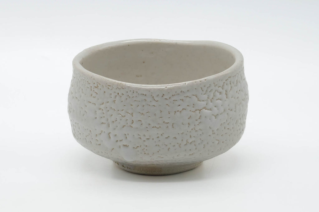 Japanese Matcha Bowl - White Shino Mino-yaki Chawan - 500ml