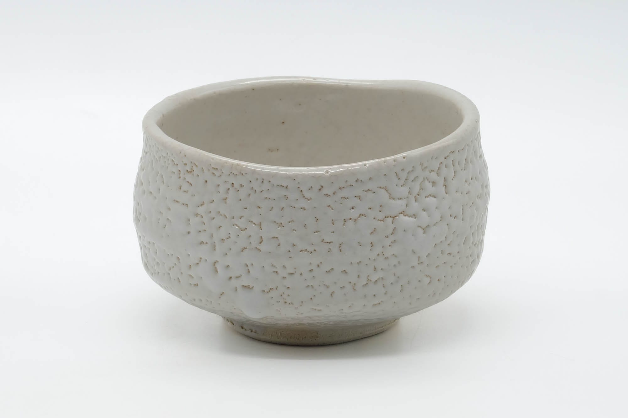 Japanese Matcha Bowl - White Shino Mino-yaki Chawan - 500ml