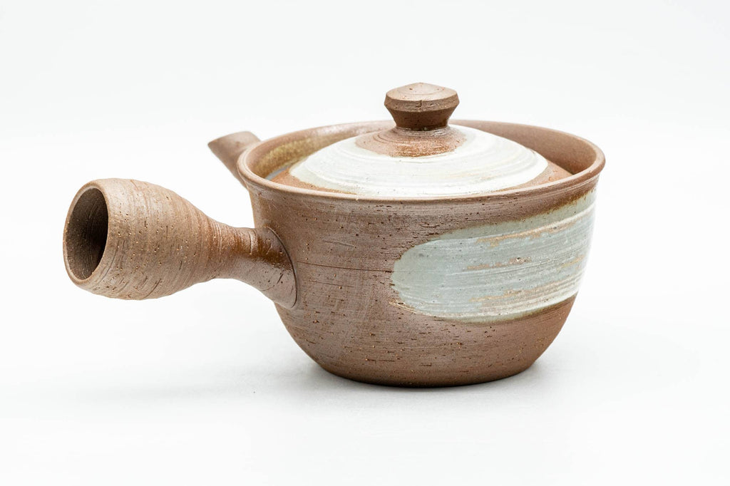 Japanese Kyusu - Hakeme Glazed Nozomi Filter Teapot - 175ml