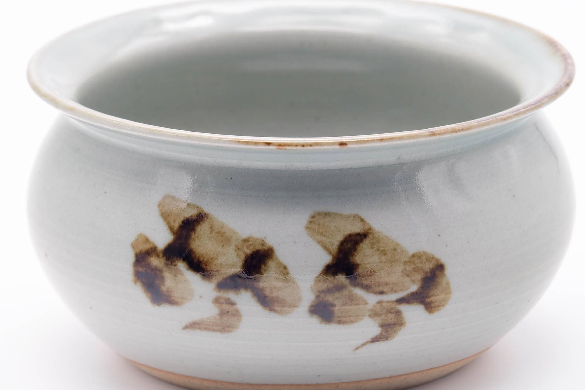 Japanese Kensui - Abstract Grey Glazed Water Bowl - 550ml