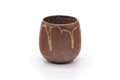 Japanese Teacup - Brown Drip-Glazed Yunomi - 200ml