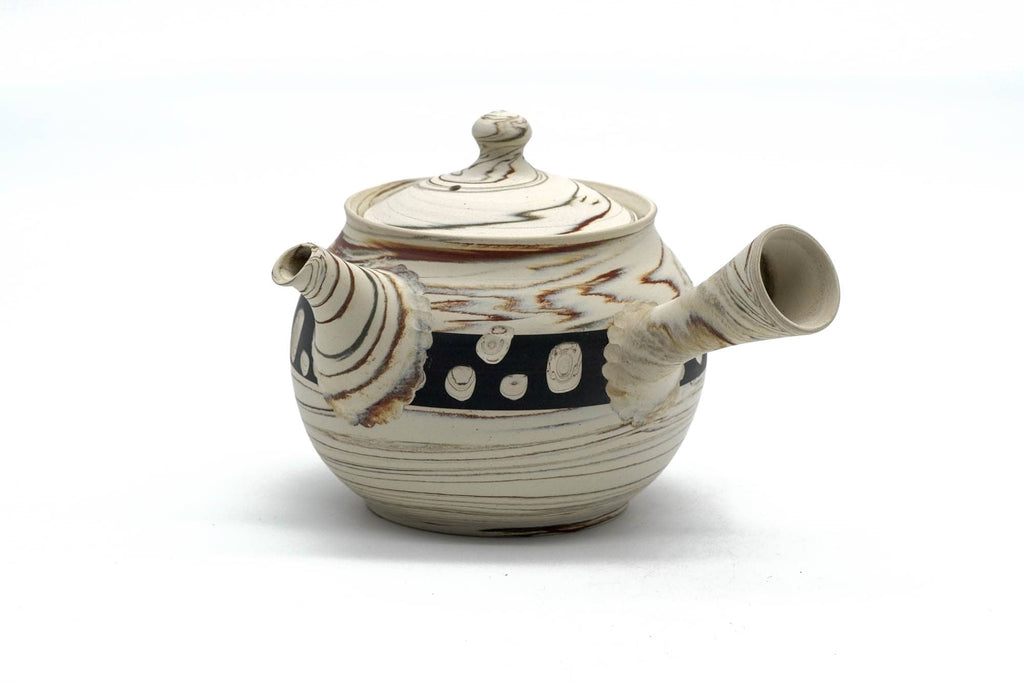 Mizutama Nerikomi Tokoname Teapot - 260ml