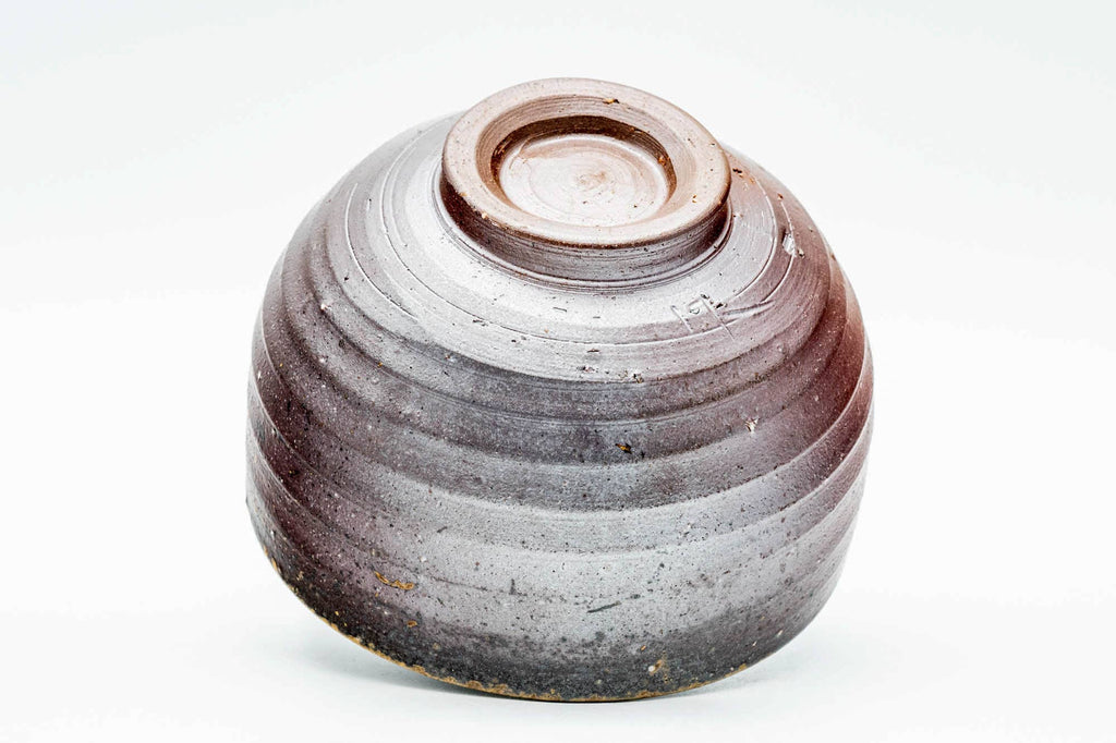 Japanese Matcha Bowl - 大友久 Otome Hisa - Ash Gradient Glazed Rokurome Bizen-yaki Chawan - 300ml