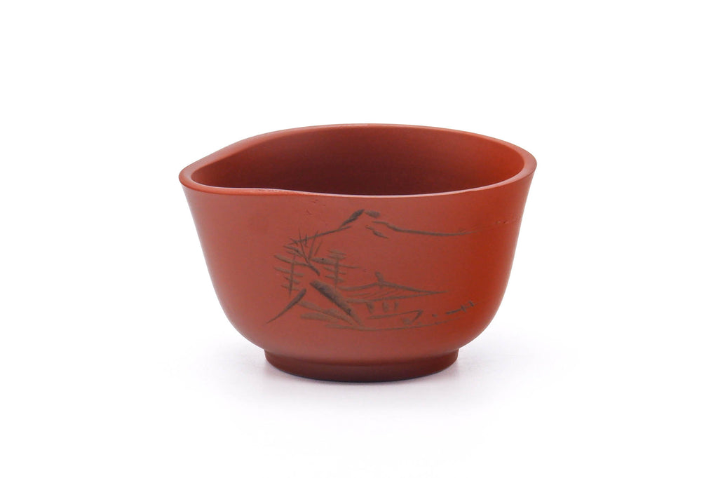 Japanese Katakuchi - Mountainous Red Shudei Tokoname-yaki Water Cooler - 120ml
