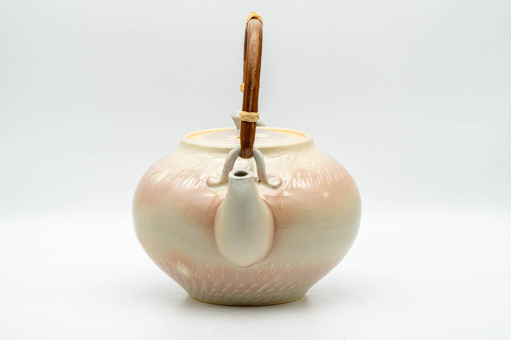 Japanese Tea Set - Gohonte Hagi-yaki Dobin Teapot with 5 Yunomi Teacups