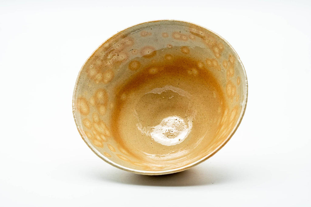 Japanese Matcha Bowl - Beige Pink Gohonte Hagi-yaki Chawan - 200ml