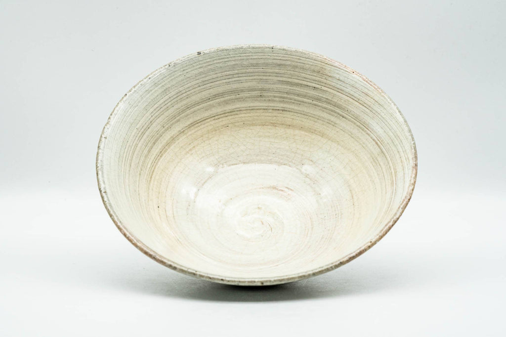 Japanese Matcha Bowl - Grey Pink Hakeme Glazed Summer Chawan - 150ml