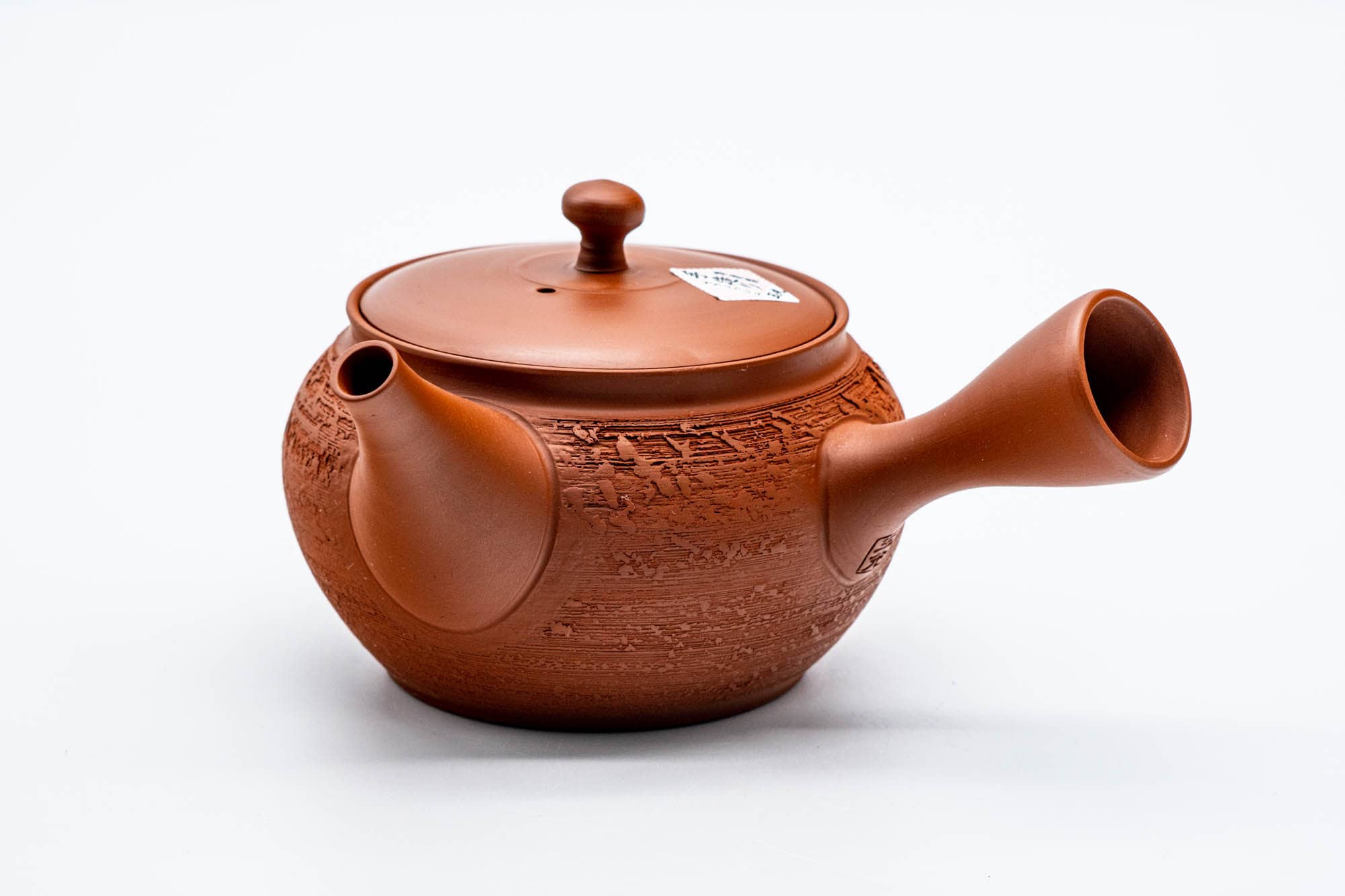 Pine Bark Textured Shudei Tokoname Teapot - 250ml