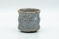 Japanese Teacup - Blue Shino Glazed Ribbed Guinomi - 50ml