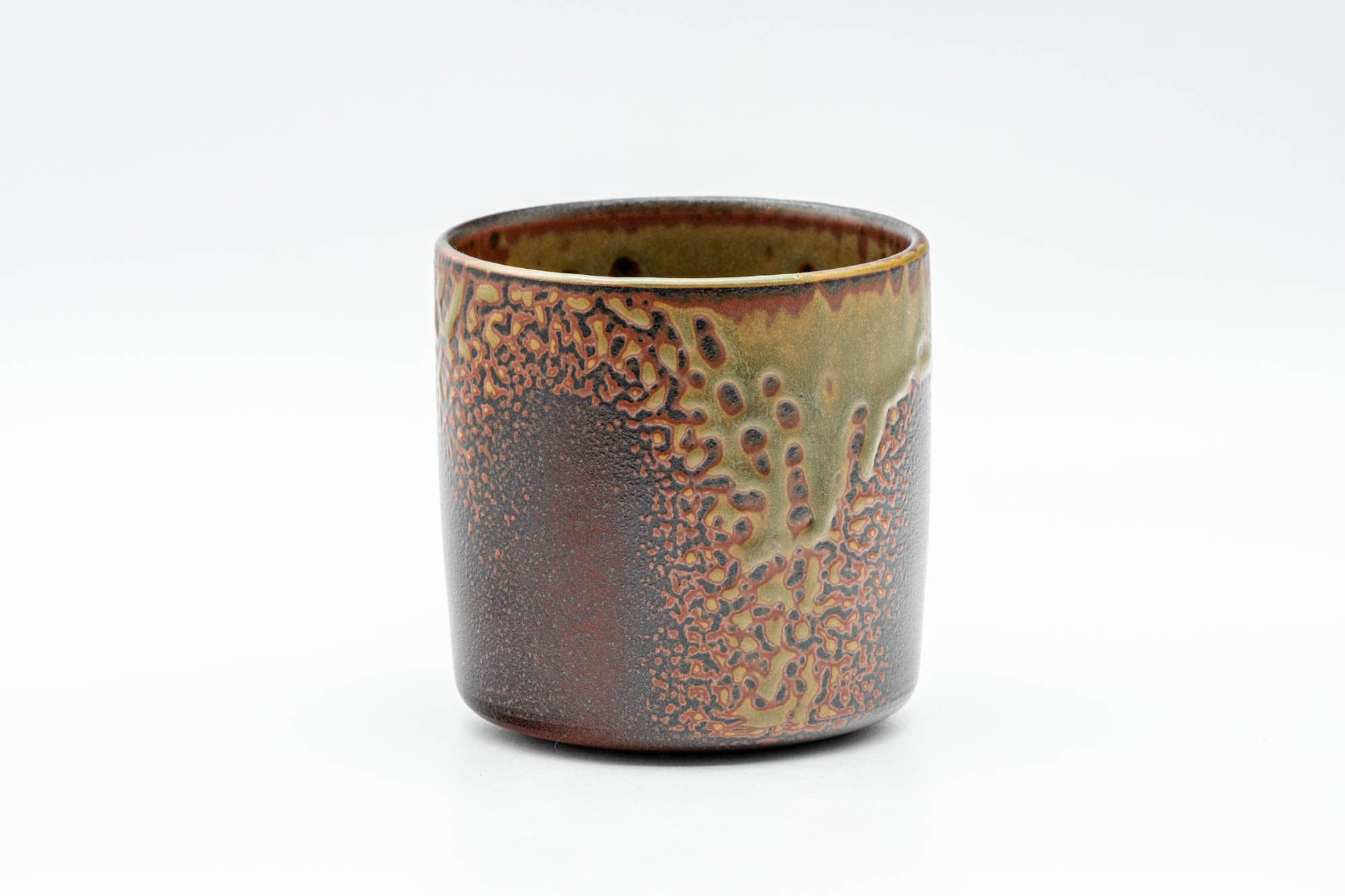 Japanese Teacup - Green Ash Glazed Tokoname-yaki Yunomi - 160ml