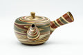 Japanese Kyusu - 友仙 Yusen - Nerikomi Tokoname-yaki Do-ake Teapot - 200ml