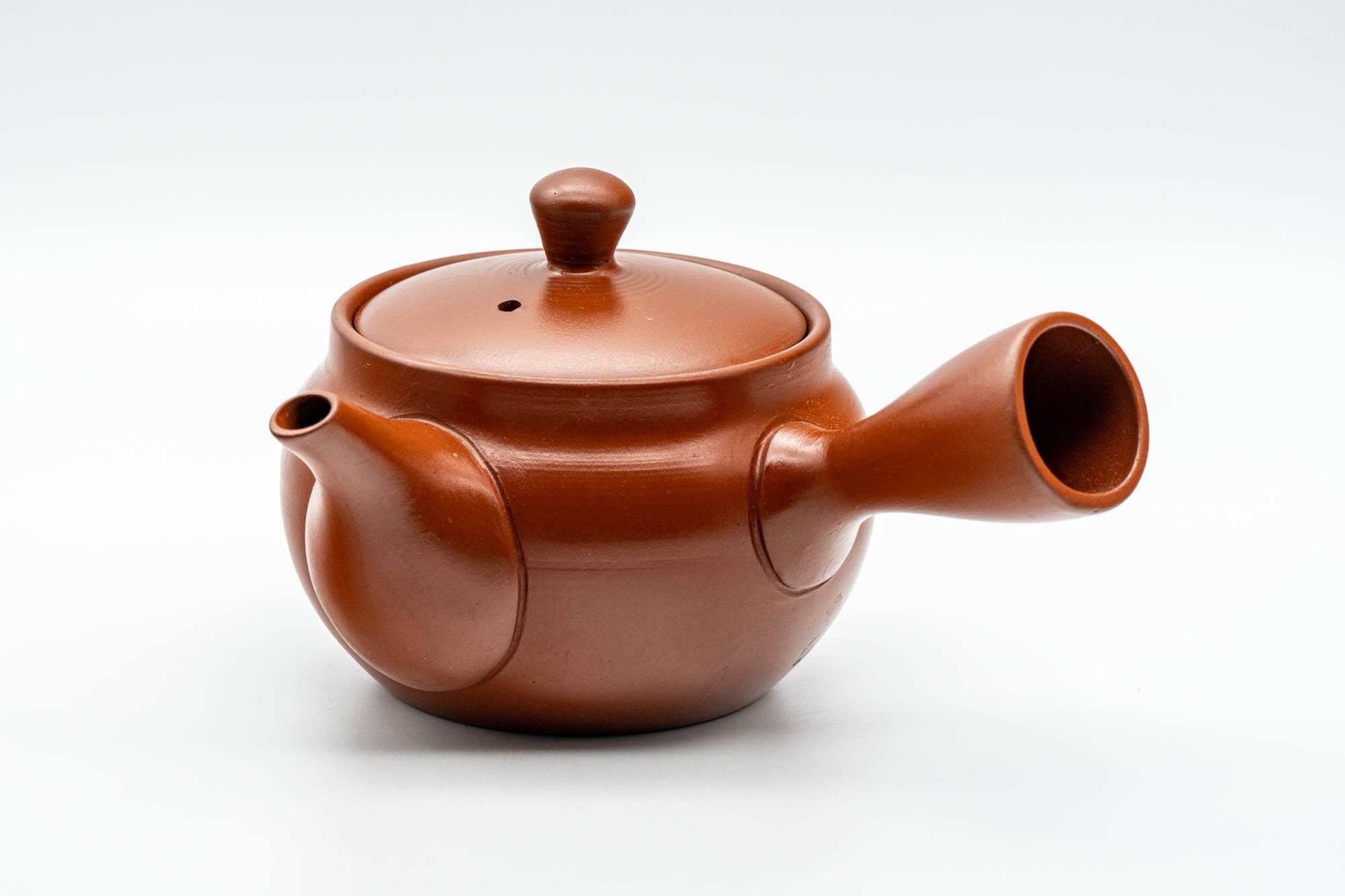 Japanese Kyusu - Calligraphy Engraved Tokoname-yaki Mesh Teapot - 260ml