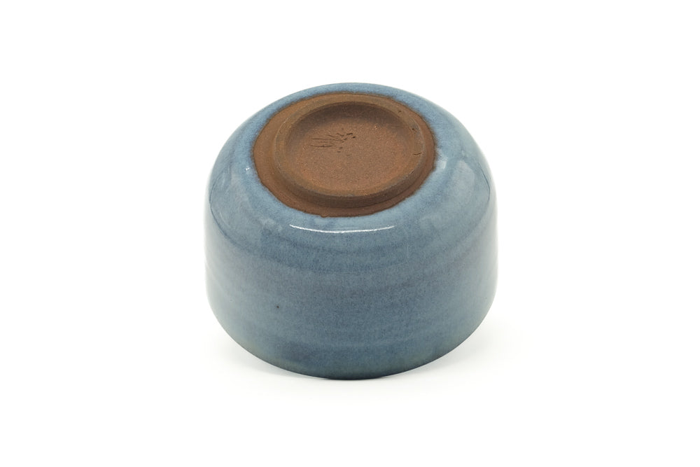 Japanese Matcha Bowl - Light Blue Glazed Chawan - 330ml