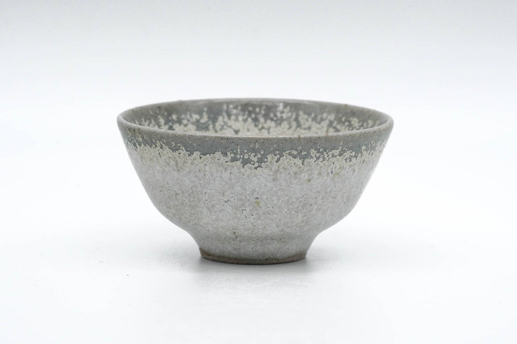 Japanese Teacup - White Tenmoku Glazed Guinomi - 60ml