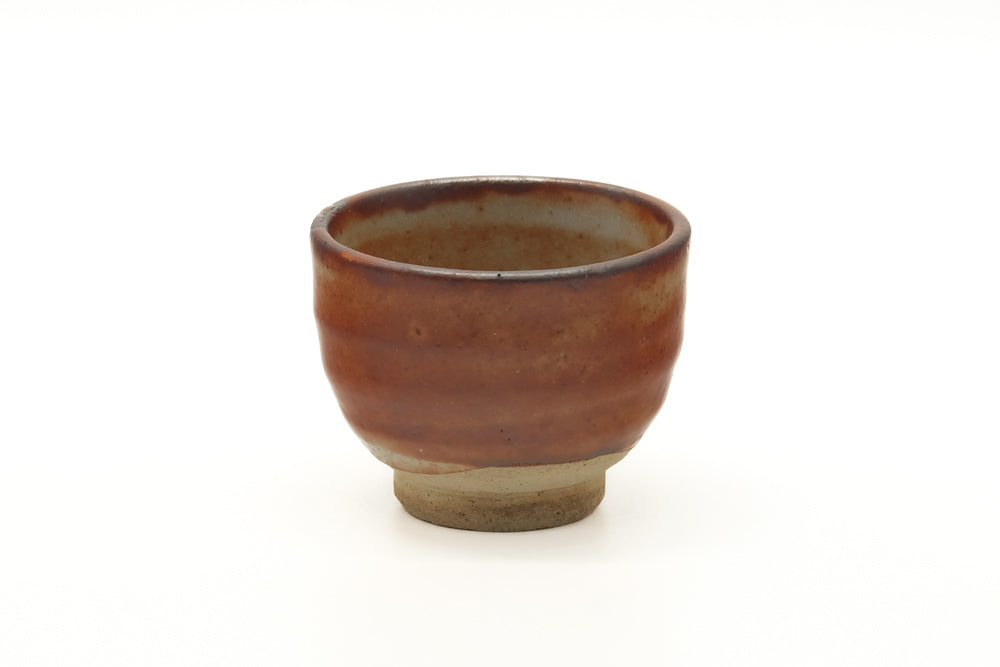 Japanese Teacup - Orange Shino Glazed Yunomi - 75ml
