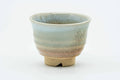 Japanese Teacup - Beige Pink White Weathered Hagi-yaki Yunomi - 90ml
