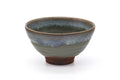 Japanese Matcha Bowl - Green Blue Hare's Fur Drip-Glazed Chawan - 350ml