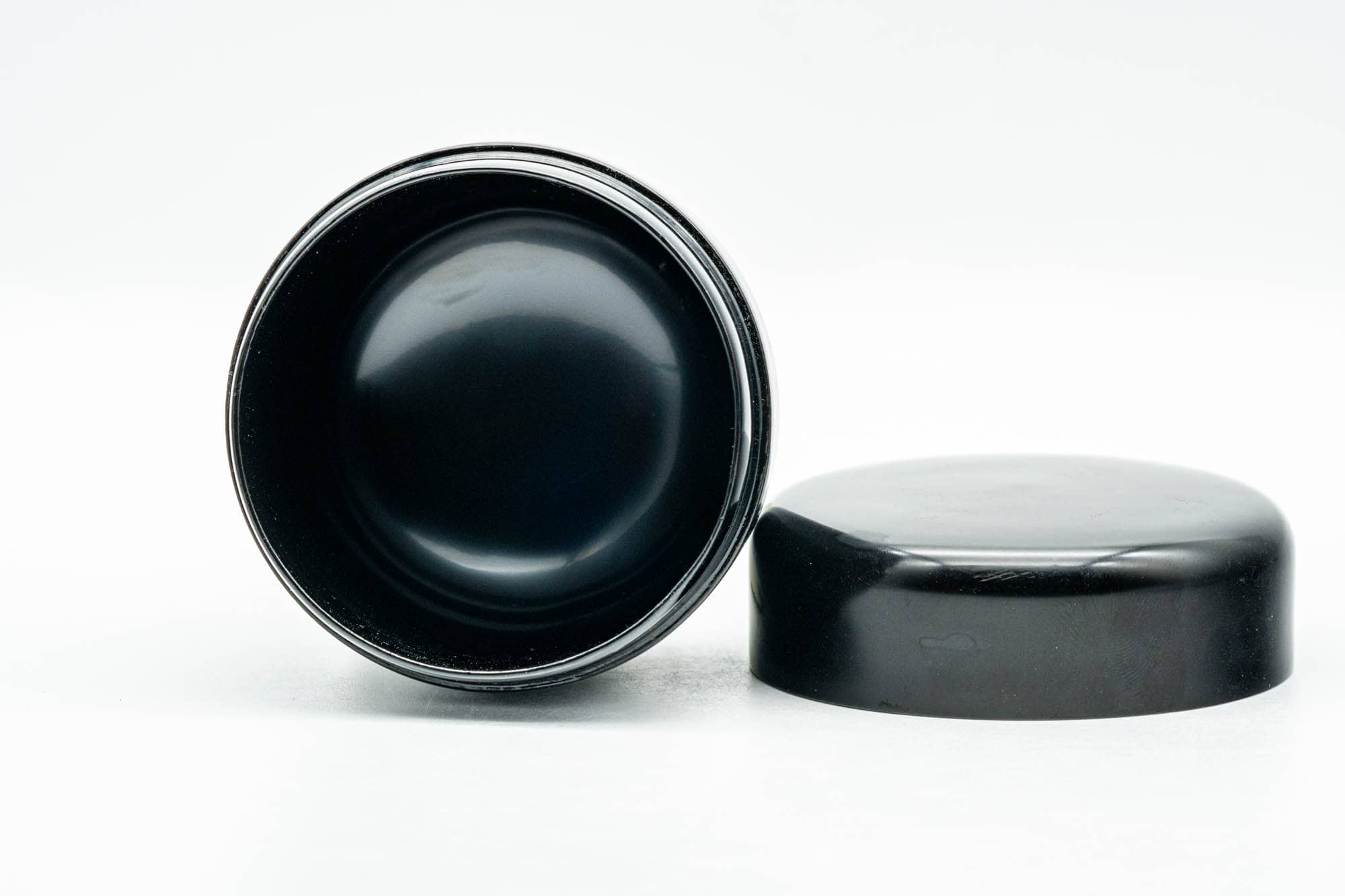 Japanese Natsume - Black Urushi Lacquer Tea Caddy - 110ml