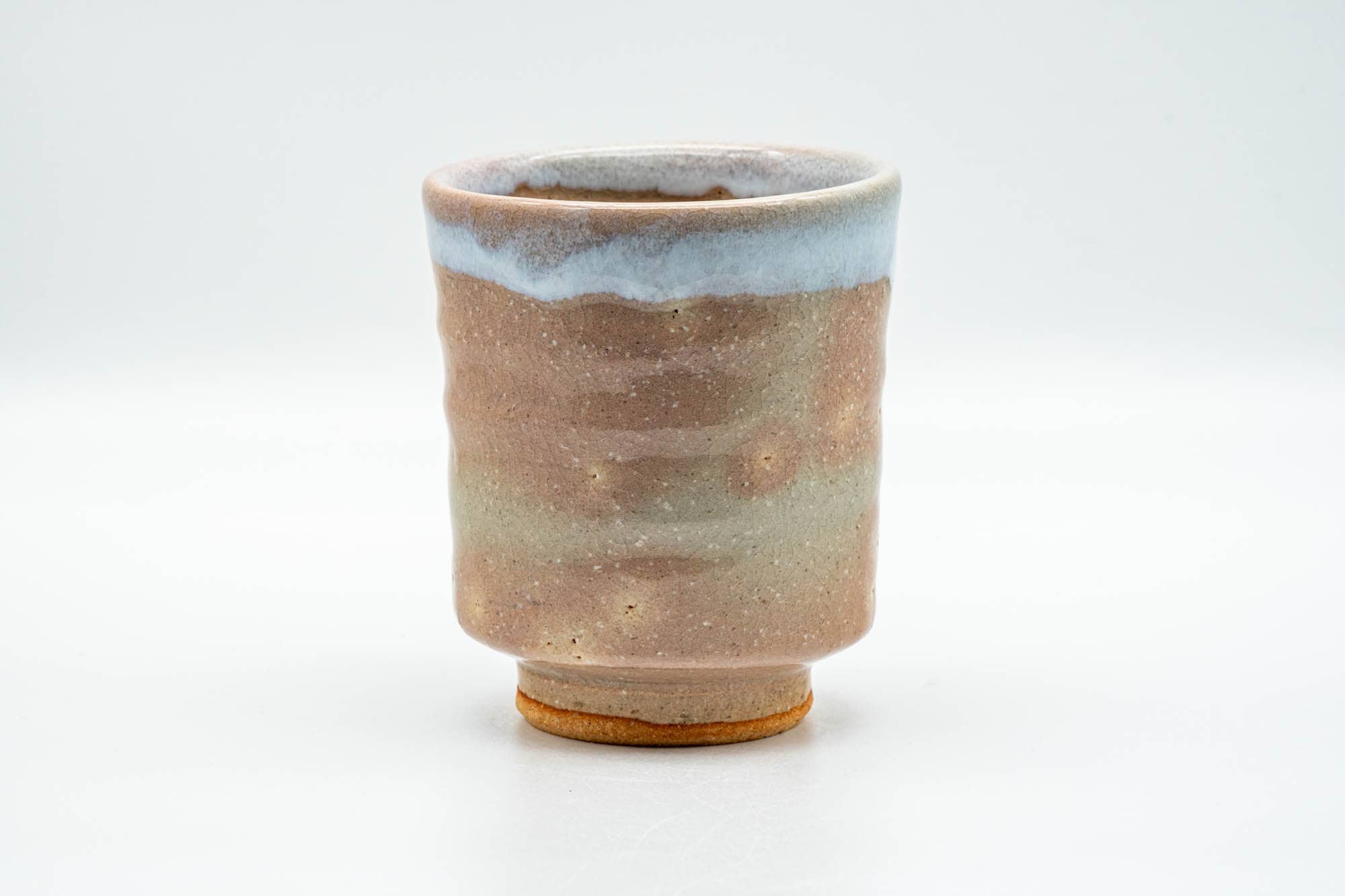 Japanese Teacup - Gohonte Pink White Glazed Hagi-yaki Yunomi - 180ml