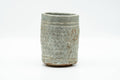 Japanese Teacup - Chrysanthemum Grey Glazed Wabi-Sabi Yunomi - 140ml