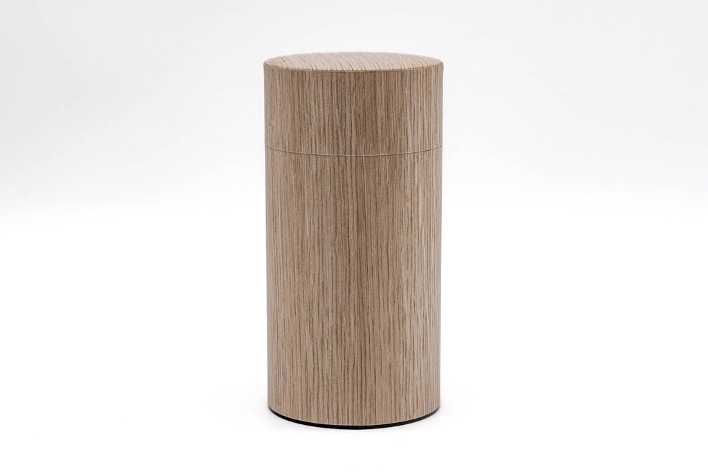 Oak Wood Veneer Tea Canister - 200g