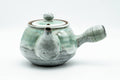 Japanese Kyusu - Green White Drip-Glazed Agano-yaki Do-ake Filter - 420ml