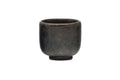 Japanese Teacup - Black Yellow Hare's Fur Glazed Guinomi - 50ml