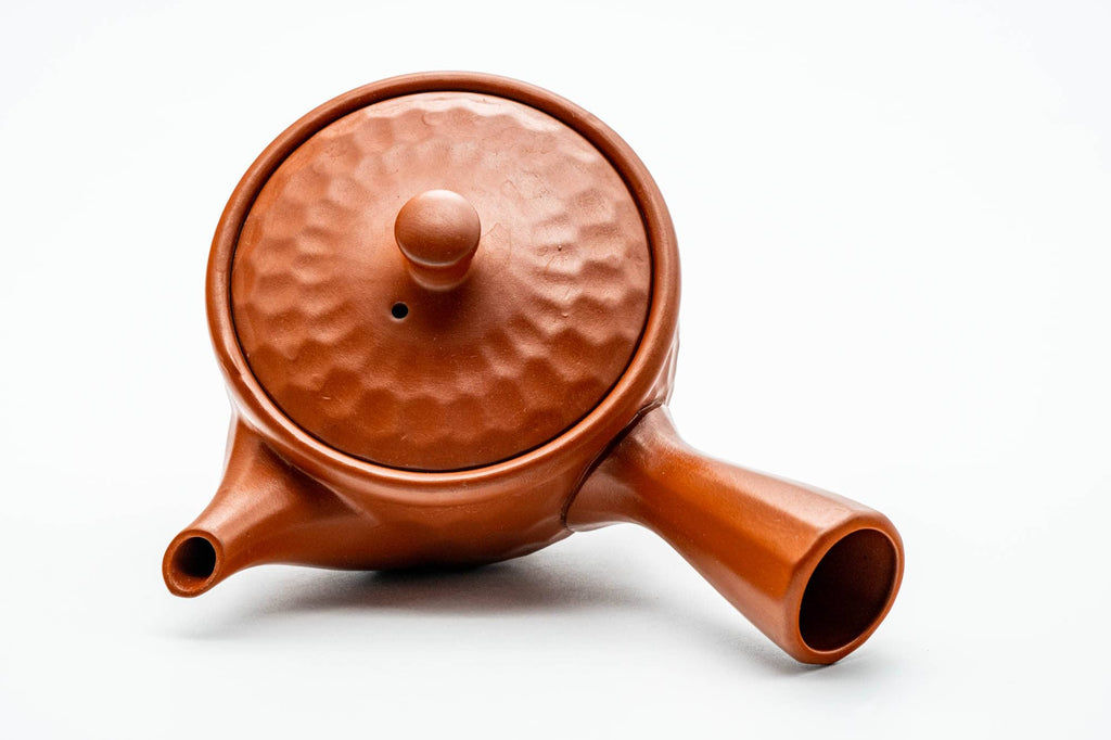 Japanese Kyusu - Scaled Tokoname-yaki Mesh Teapot - 240ml