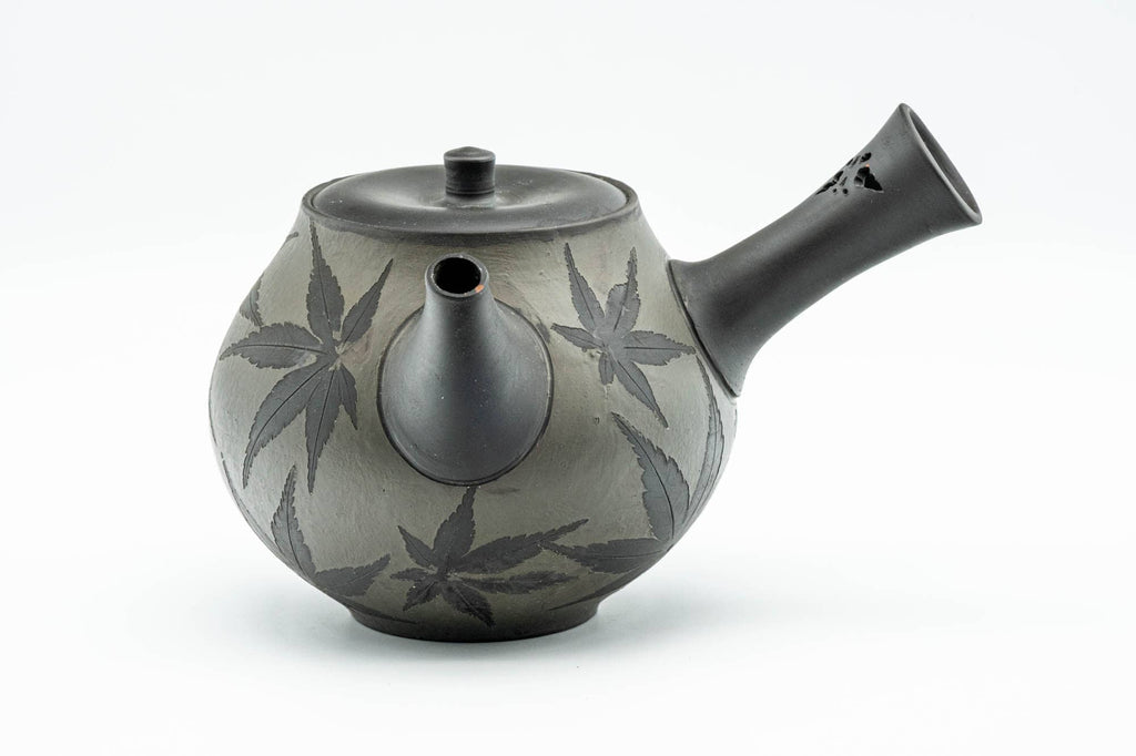 Japanese Kyusu - 陶房青峰 Tobo Aomine - Momiji Kokudei Tokoname-yaki Debeso Teapot - 300ml