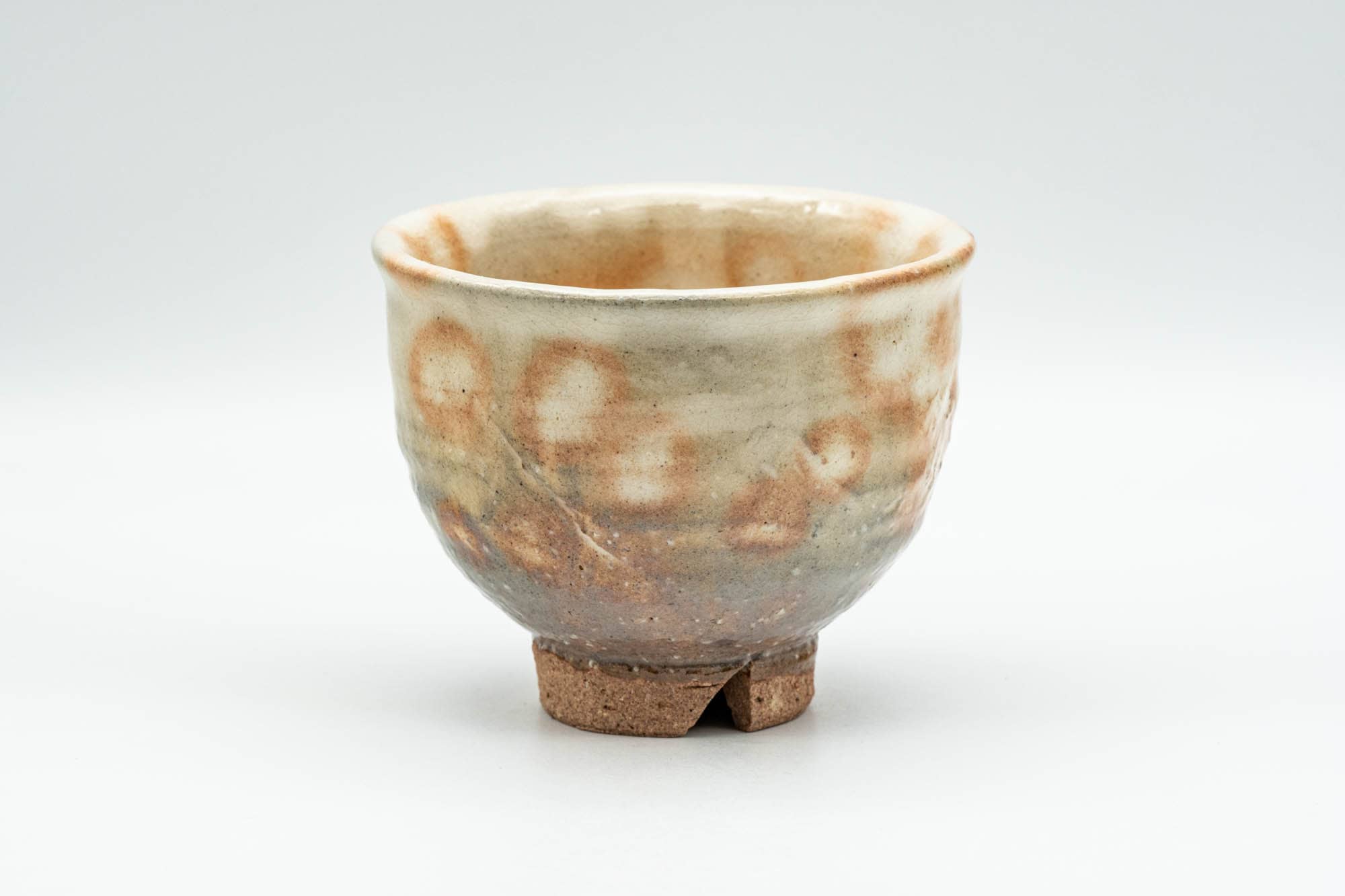 Japanese Teacup - Beige Pink Gohonte Hagi-yaki Yunomi - 150ml