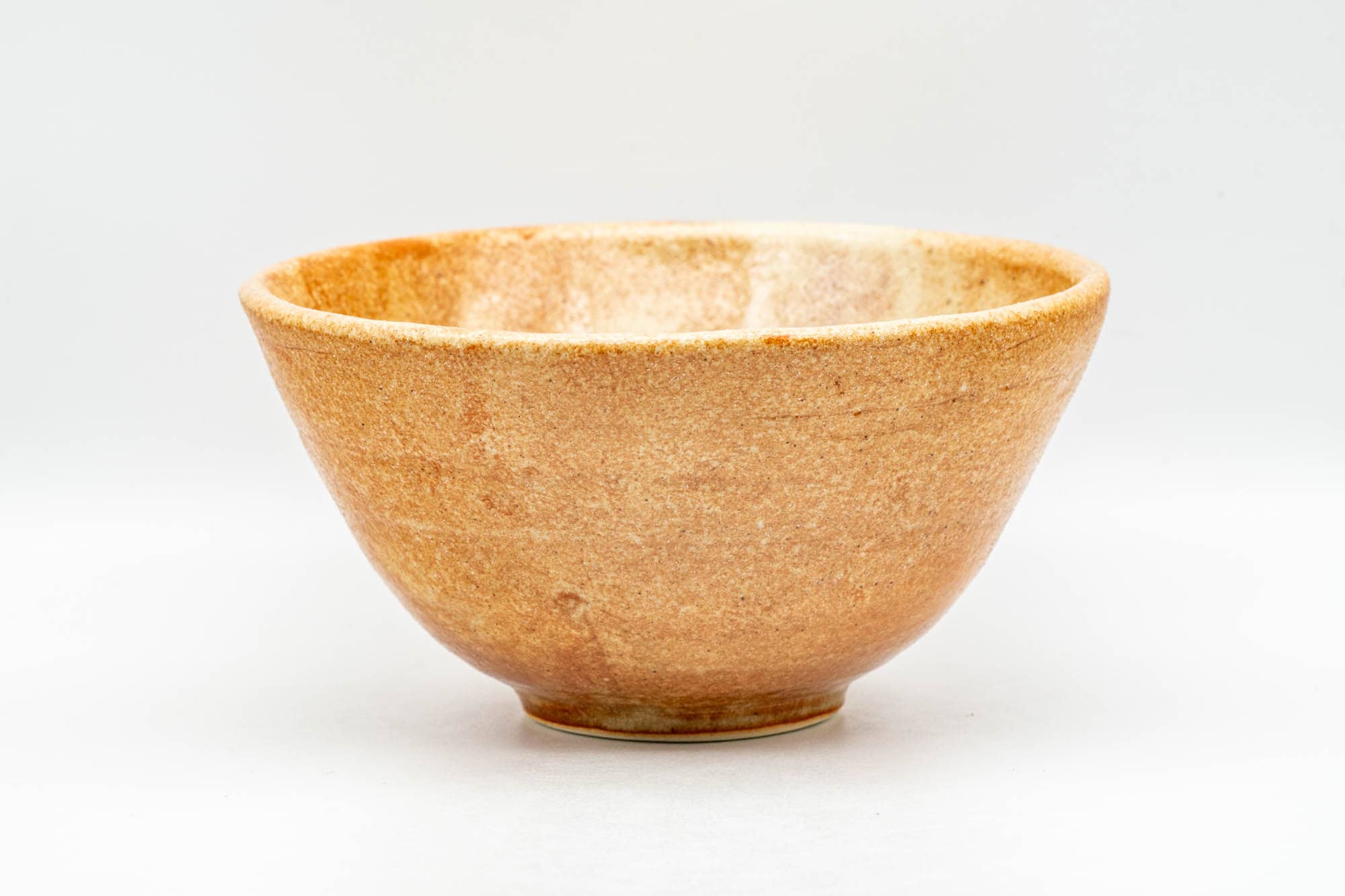 Japanese Matcha Bowl - Orange Glazed Sugi-nari Chawan - 350ml