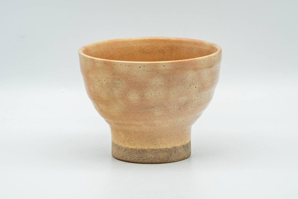 Japanese Teacup - Beige Gohonte Hagi-yaki Yunomi - 140ml