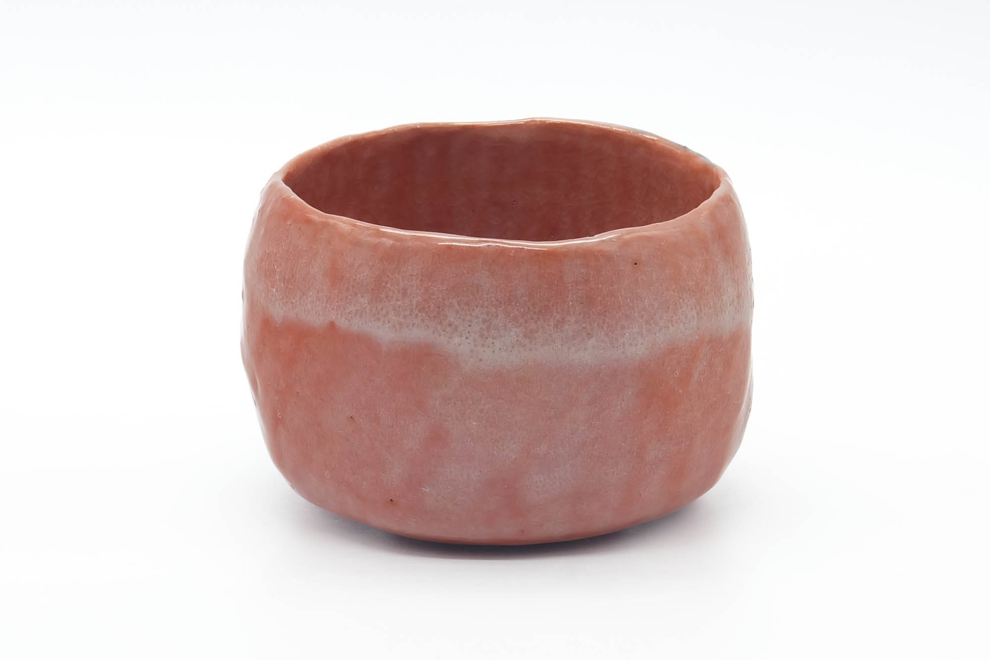 Japanese Matcha Bowl - Handbuilt Wabi Aka-raku Chawan - 400ml