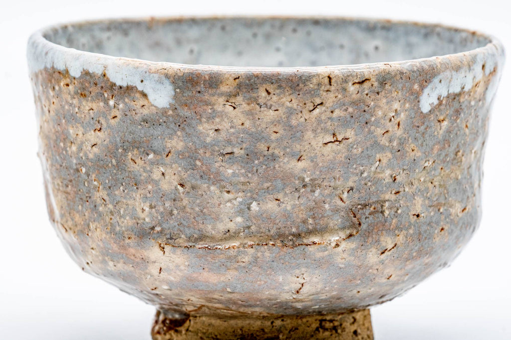 Japanese Matcha Bowl - Coarse Clay Hantsutsu-gata - Hagi-yaki Chawan - 400ml