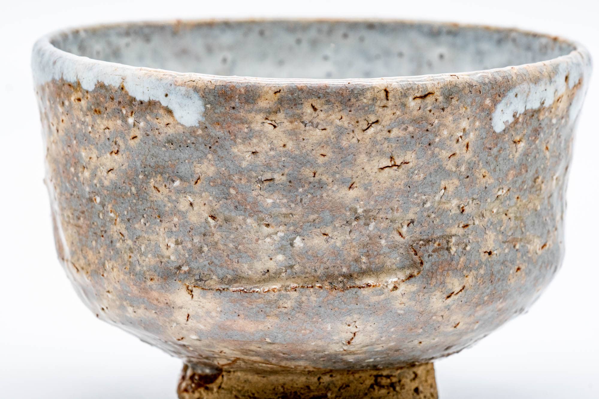 Japanese Matcha Bowl - Coarse Clay Hantsutsu-gata - Hagi-yaki Chawan - 400ml