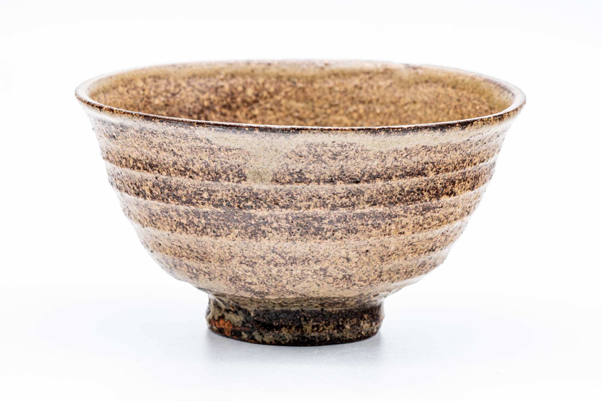 Japanese Matcha Bowl - Rokurome Speckled Irabo-style Chawan - 400ml