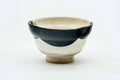 Japanese Teacup - Otafuku Okame Kyo-yaki Weathered Yunomi - 60ml