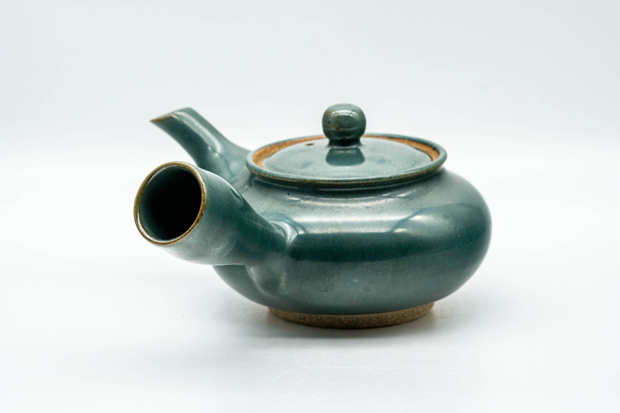 Japanese Kyusu - Green Glazed Agano-yaki Do-ake Teapot - 300ml