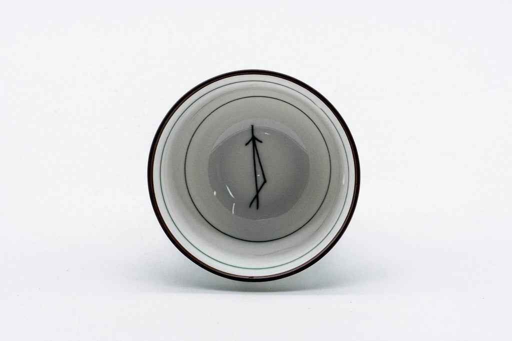 White Porcelain Pine Needle Mino-yaki Yunomi - 100ml