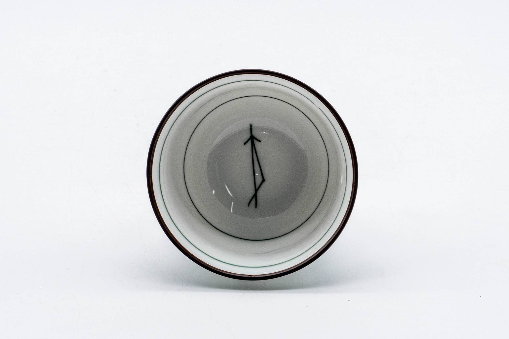 White Porcelain Pine Needle Mino-yaki Yunomi - 100ml