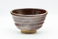 Japanese Matcha Bowl - Brown Black Spotted Wabi-Sabi Chawan - 350ml