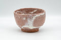 Japanese Matcha Bowl - Pink and White Shino Glazed Wabi-Sabi Chawan - 300ml