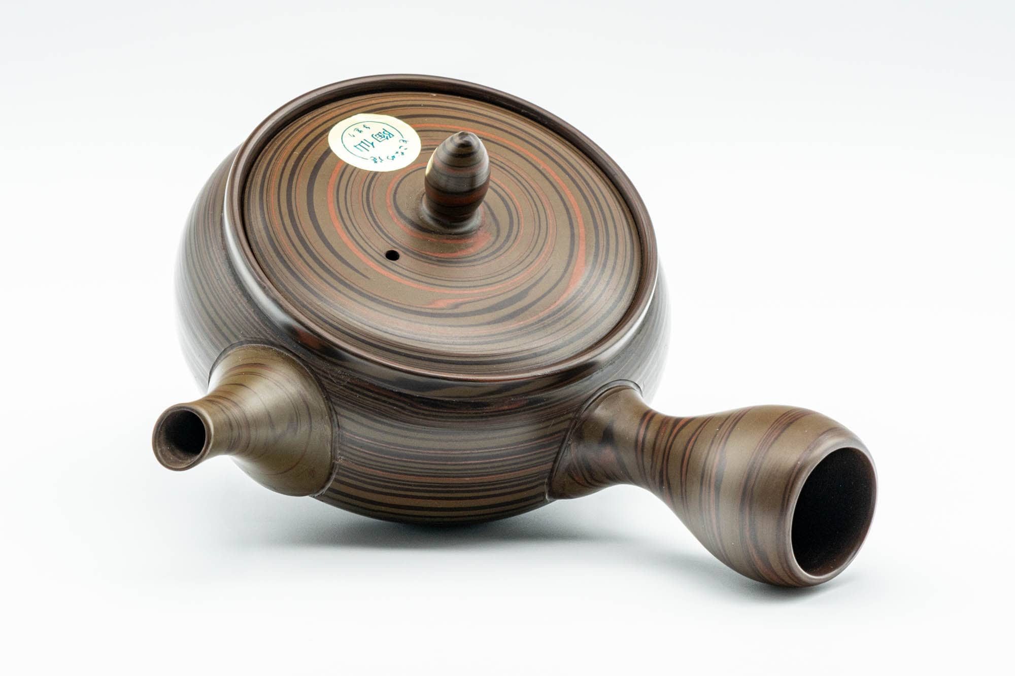 Japanese Kyusu - 陶仙 Hida Tosen - Nerikomi Tokoname-yaki Teapot - 230ml
